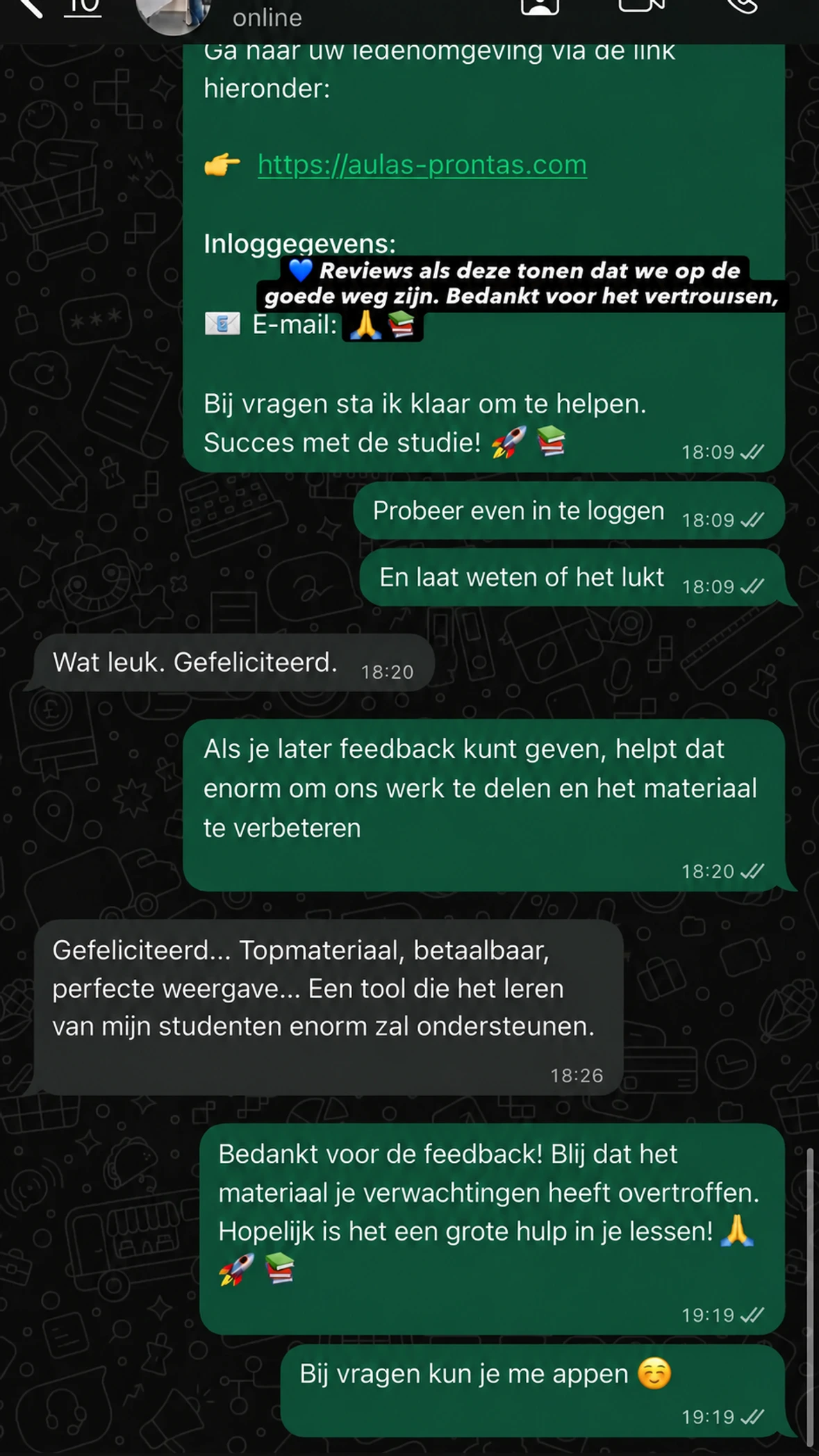 Echte feedback van een docent - review 1 van 12