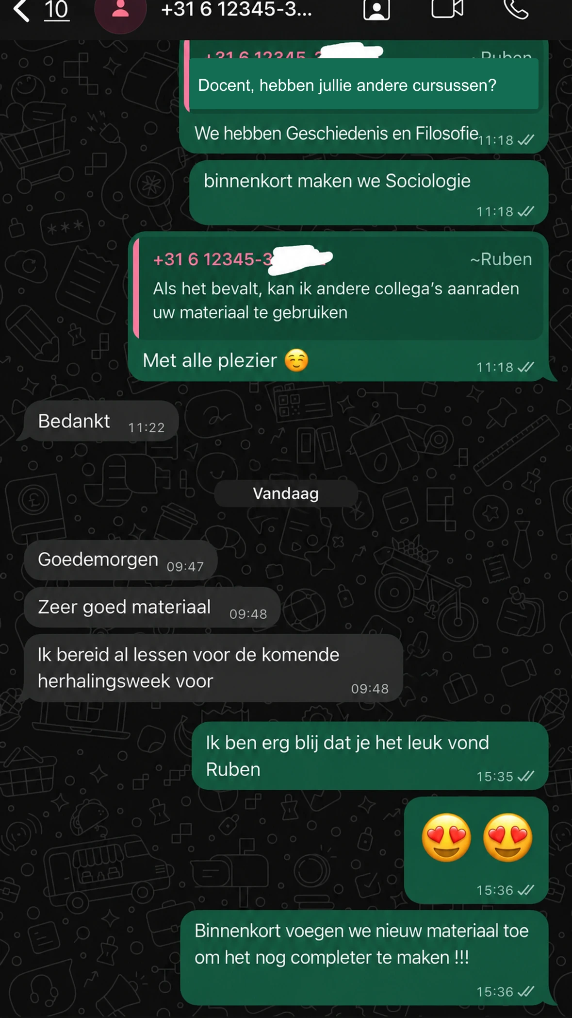 Echte feedback van een docent - review 4 van 12
