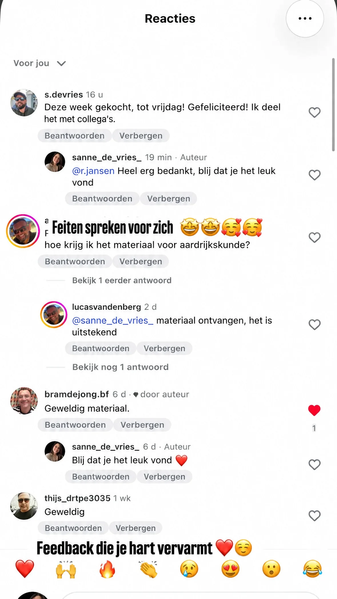 Echte feedback van een docent - review 5 van 12